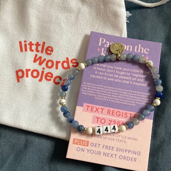 Little Words Project You Got This Beaded Bracelet - Light Blue : Target